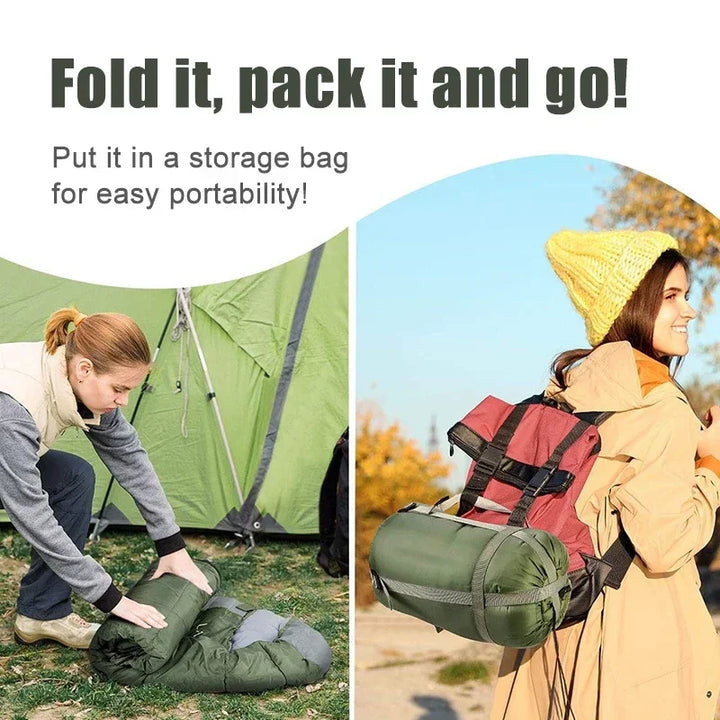 Ultraleicht-Schlafsack für 4 Jahreszeiten – Warm und Wasserdicht für Outdoor-Abenteuer und Camping