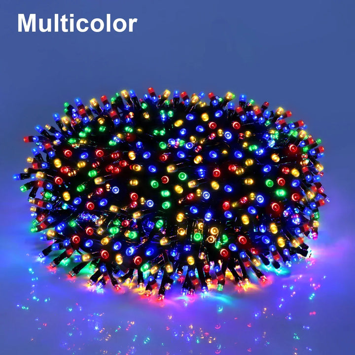 LuminaraX | 24V Outdoor LED Light Chain | 8 Lighting Modes | Waterproof IP65 | 10–100 m | For Garden, Home and Christmas Decorations