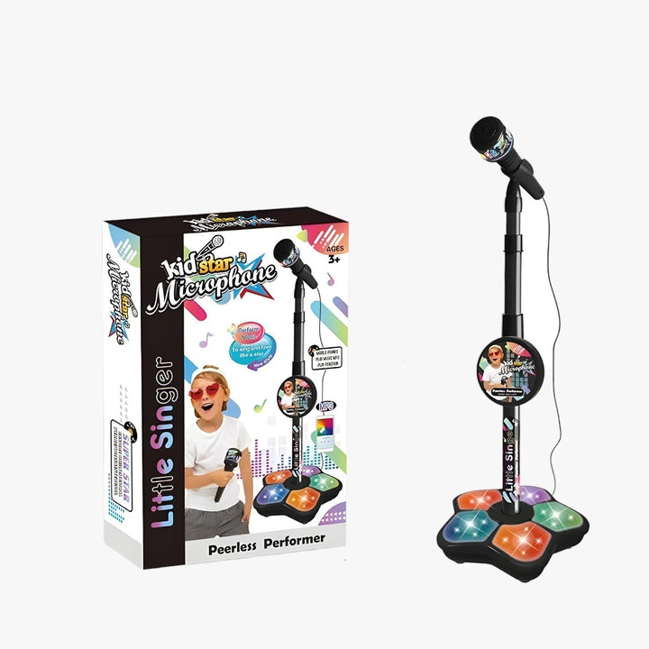 Kids' Microphone with Height-Adjustable Stand – SoundFun Stage