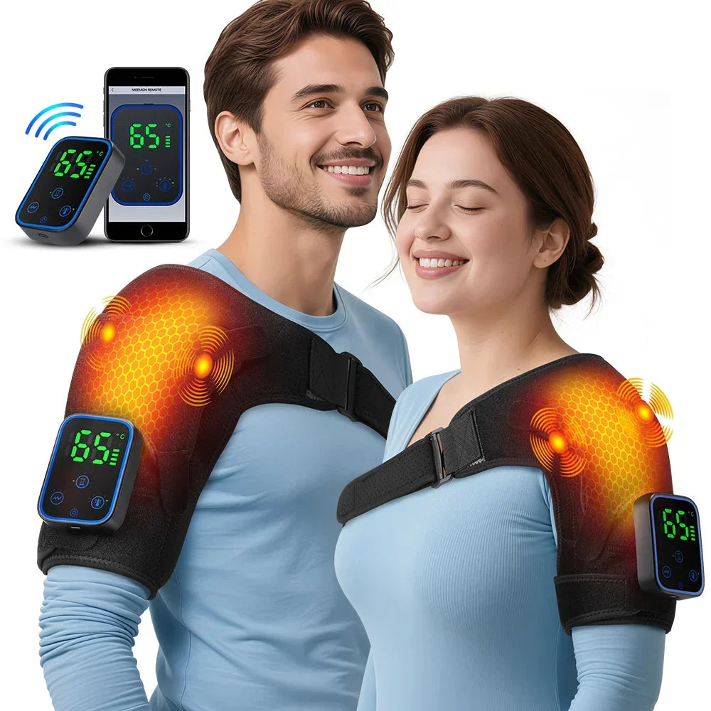 3-in-1 Electric Shoulder, Elbow and Knee Massager with Heating & App Control – ReliefPro