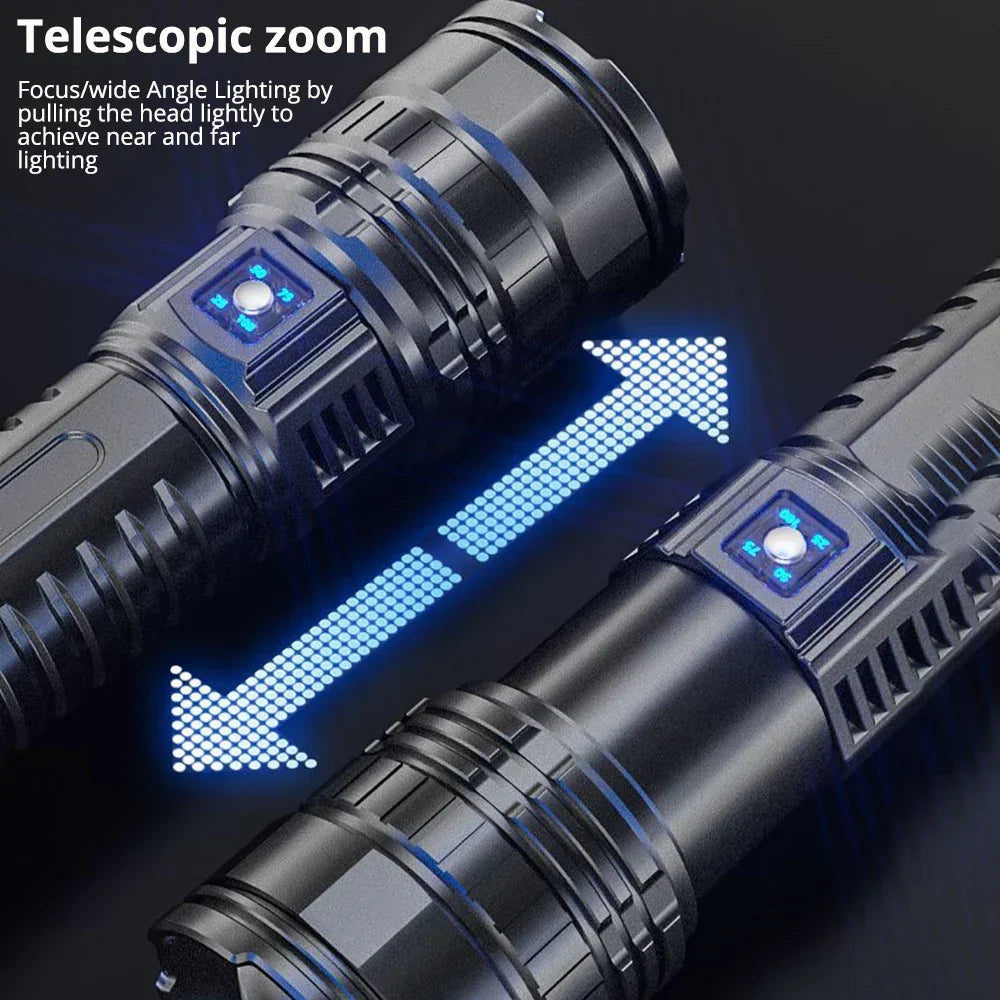 Rechargeable 10000 Lumen LED Torch – Striker