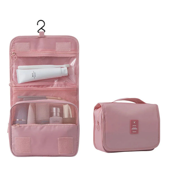 Hanging Travel Toiletry Bag | 6 Compartments & Wet Pocket | Compact & Versatile | Waterproof Polyester