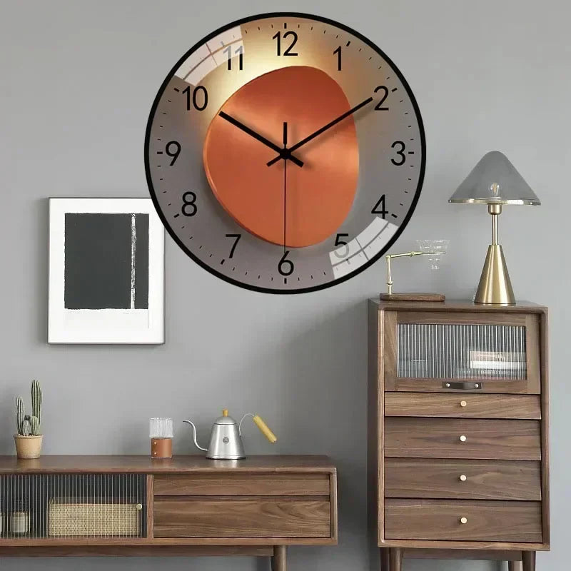 Elegant Wall Clock, Silent and Ideal for Any Room