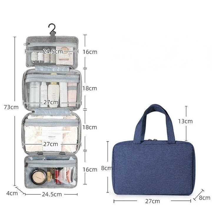 TravelTidy – Kompakter Kosmetik-Organizer mit 4 Fächern