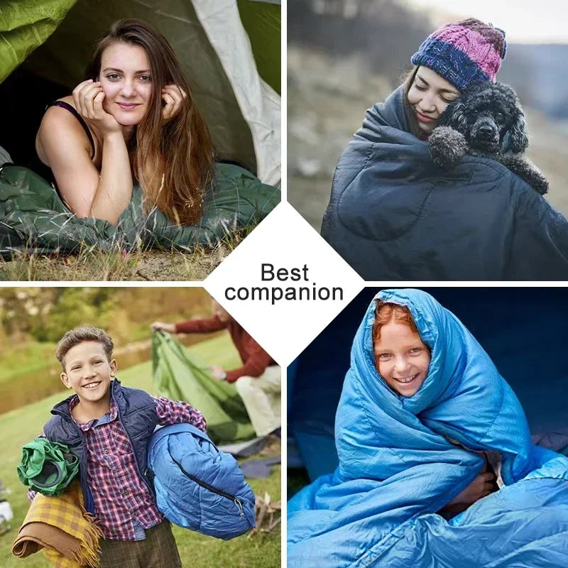 Ultraleicht-Schlafsack für 4 Jahreszeiten – Warm und Wasserdicht für Outdoor-Abenteuer und Camping
