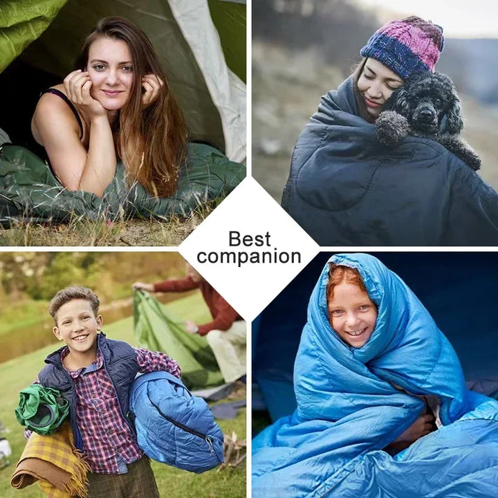 Ultraleicht-Schlafsack für 4 Jahreszeiten – Warm und Wasserdicht für Outdoor-Abenteuer und Camping
