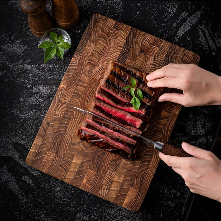 Luxury Solid Teak Chopping Board - ChefTeak