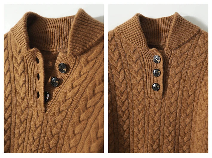 Arden Cashmere Cardigan with Buttons
