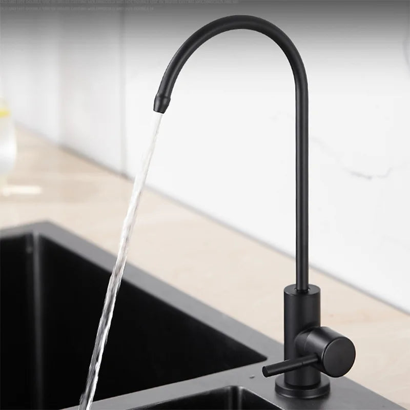 AquaFlow Rotatable Stainless Steel 304 Water Purifier Faucet