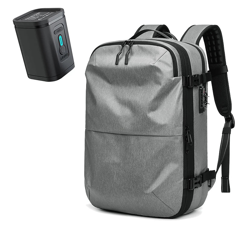 ElitePack Rucksack mit Luftkompression | Wasserdichter 60L-Rucksack für Business und Reisen mit Vakuum-Kompressionstechnologie