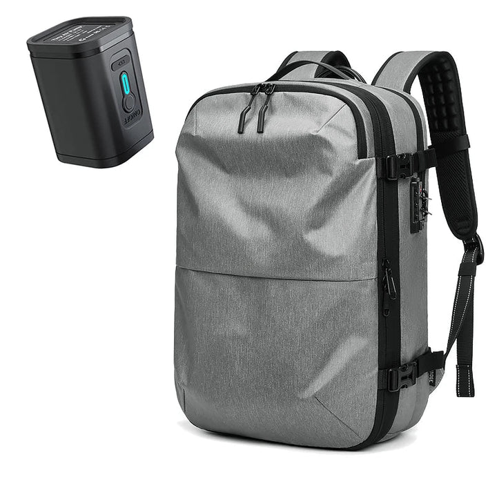 ElitePack Rucksack mit Luftkompression | Wasserdichter 60L-Rucksack für Business und Reisen mit Vakuum-Kompressionstechnologie