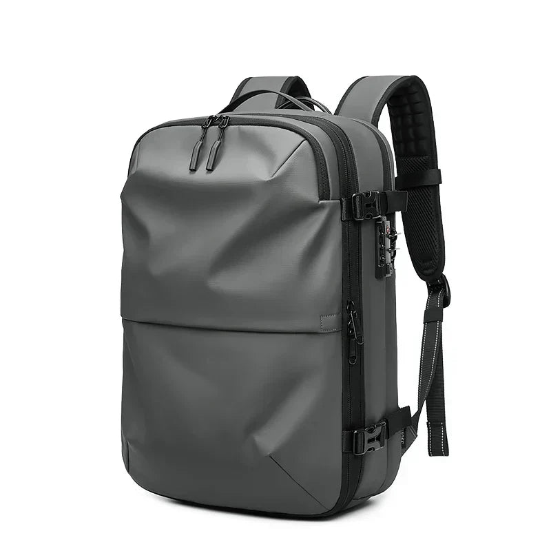 ElitePack Rucksack mit Luftkompression | Wasserdichter 60L-Rucksack für Business und Reisen mit Vakuum-Kompressionstechnologie