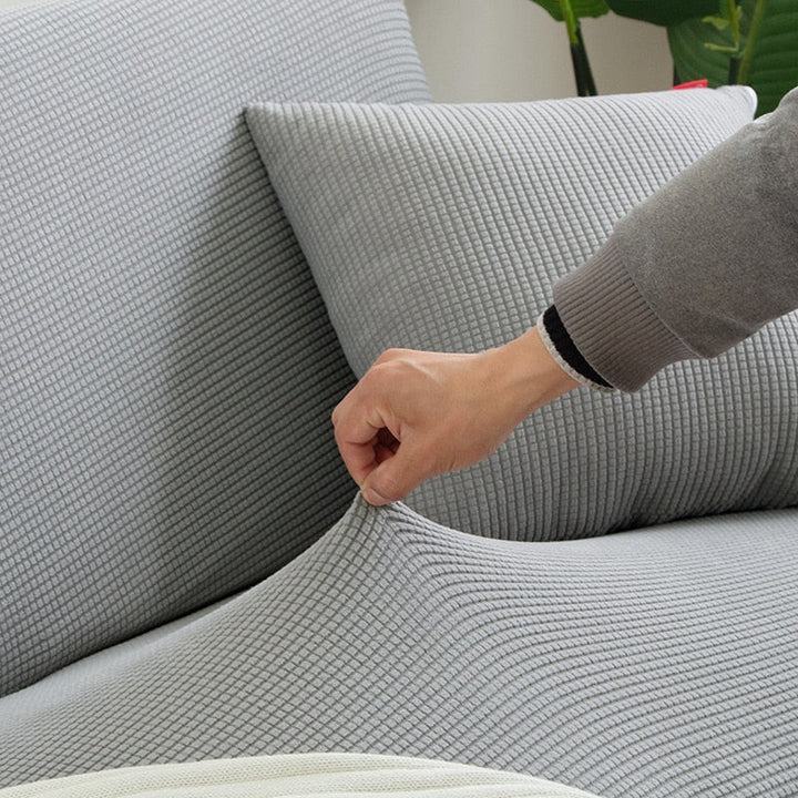 Stretch Textured Sofa Cover – Stylish Protection for Your Sofa