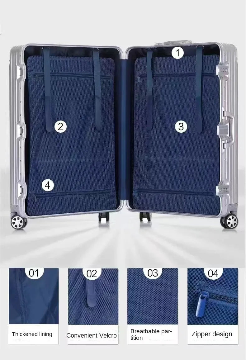 Aluminium-Magnesium Hard Shell Suitcase – Sarajevo