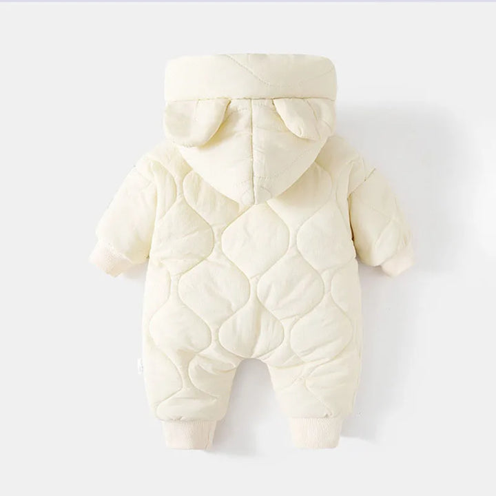 Winter Suit with Hood and Bear Design for Babies – Warm and Soft