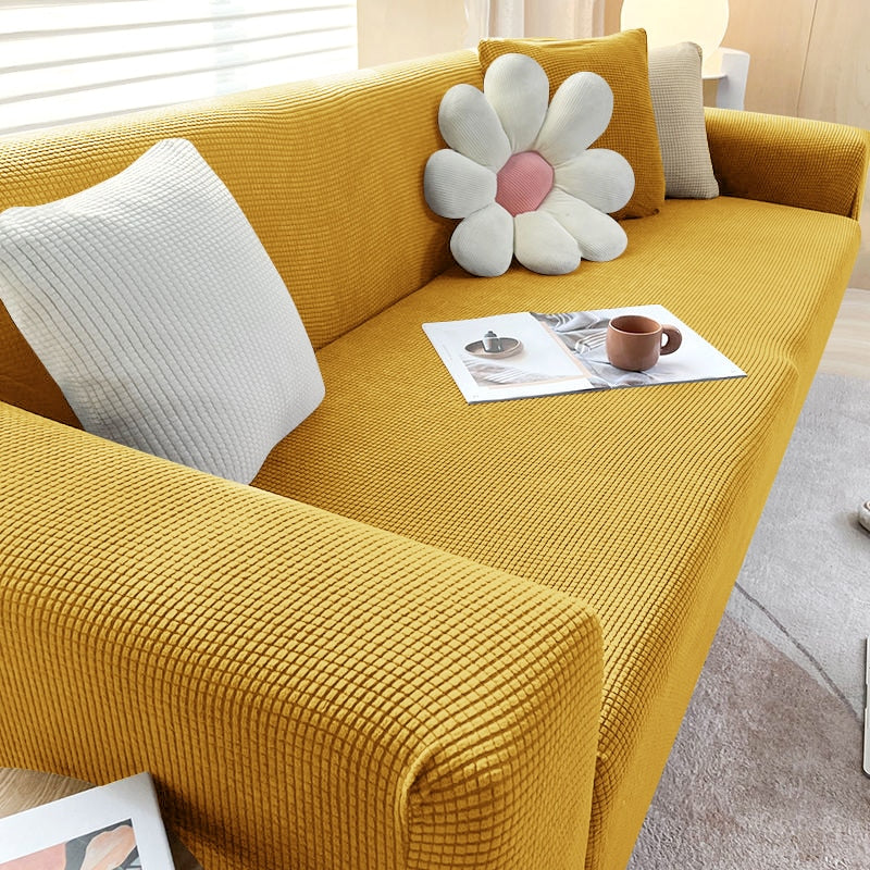 Stretch Textured Sofa Cover – Stylish Protection for Your Sofa