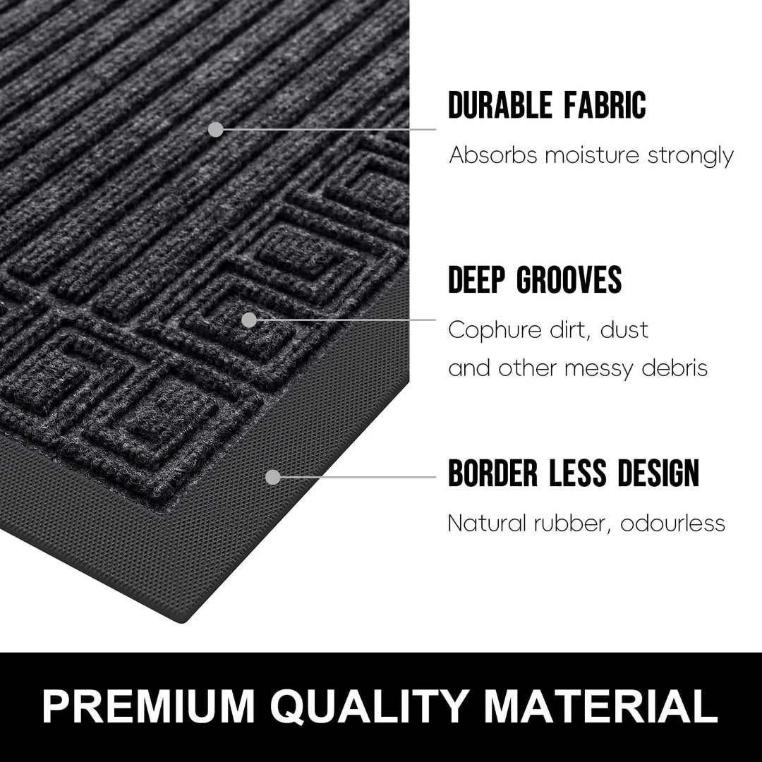 Solistra - Low-Profile Anti-Slip Entrance Mat for Indoors