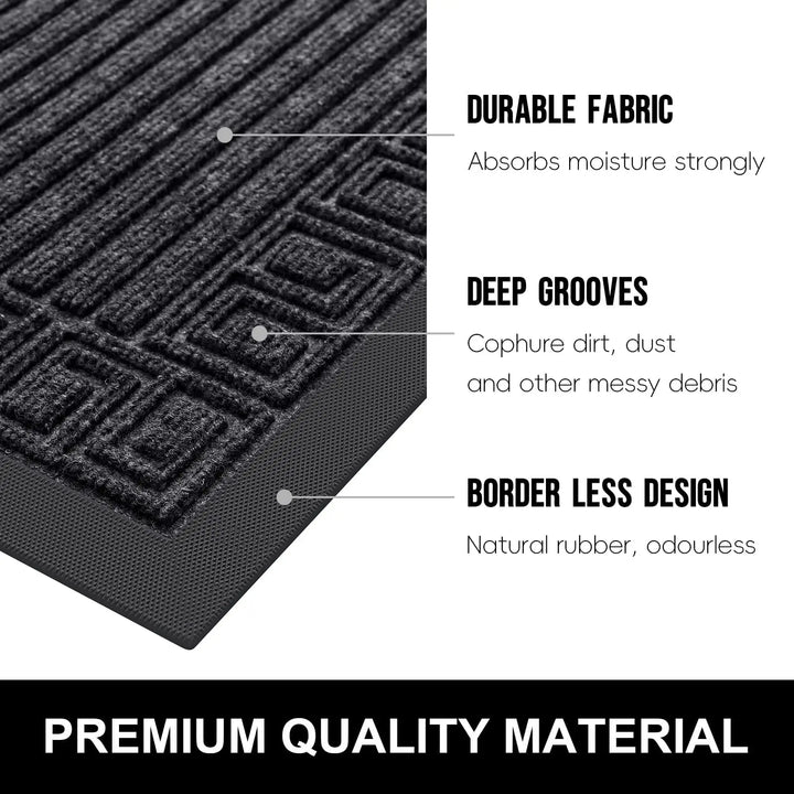 Solistra - Low-Profile Anti-Slip Entrance Mat for Indoors