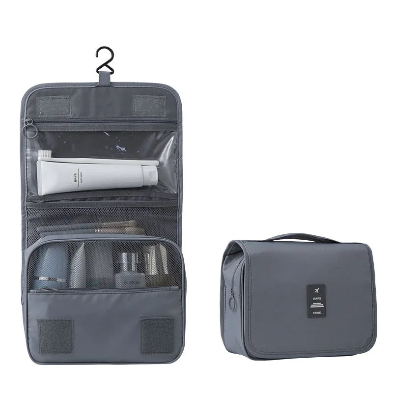 Hanging Travel Toiletry Bag | 6 Compartments & Wet Pocket | Compact & Versatile | Waterproof Polyester