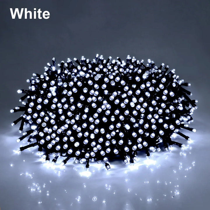 LuminaraX | 24V Outdoor LED Light Chain | 8 Lighting Modes | Waterproof IP65 | 10–100 m | For Garden, Home and Christmas Decorations