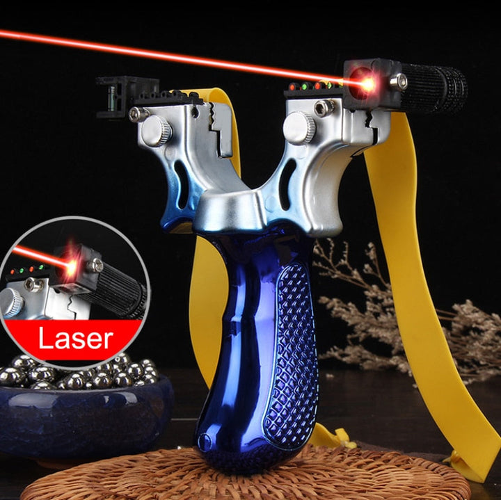High-Precision Slingshot with Laser Lock