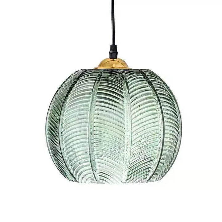 Ball-Shaped Glass Pendant Lamp