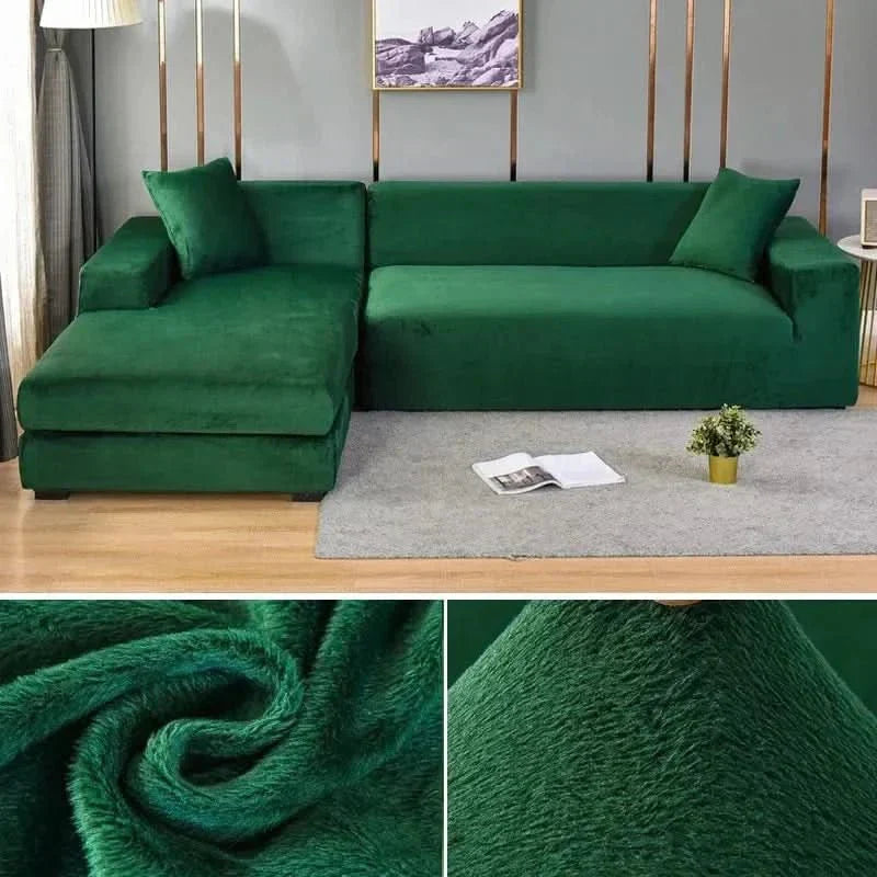 SamtLux Sofa Protector – Stretchy & Luxurious for Any Living Room
