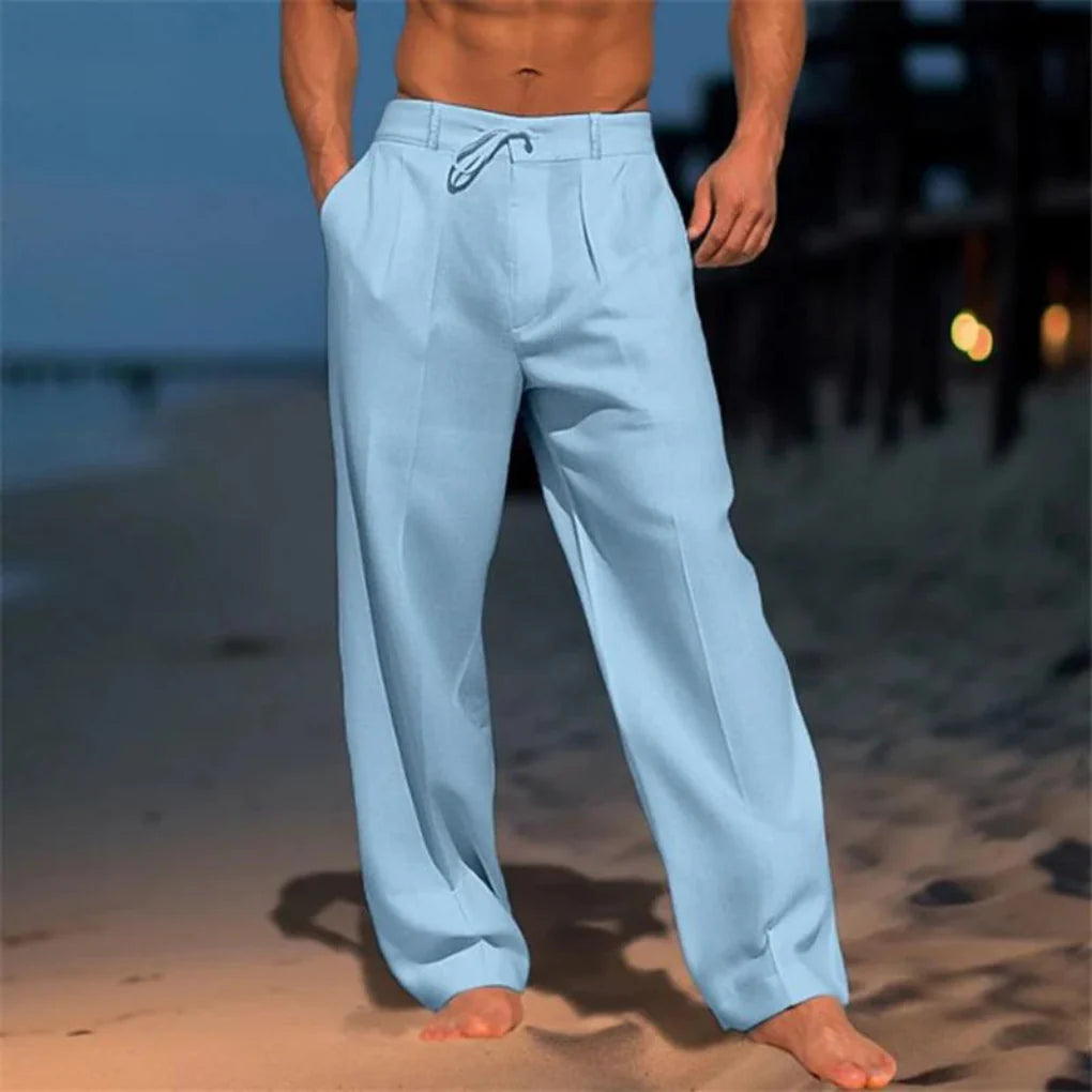 Men’s Elegant Summer Linen Trousers