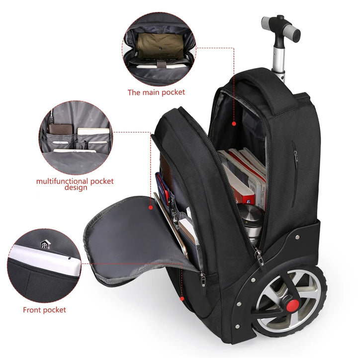 Rolling Laptop Backpack – Helsinki