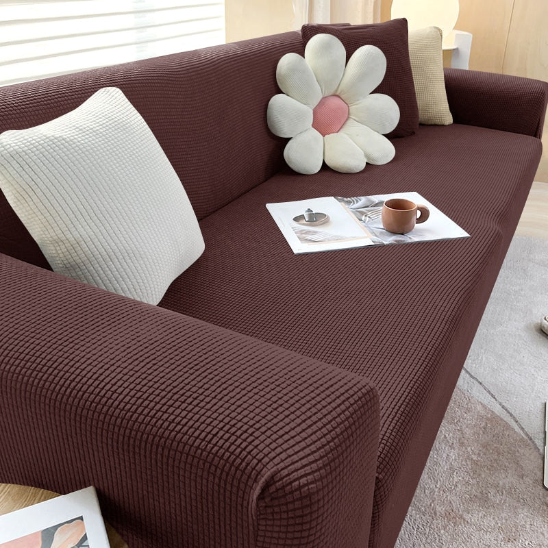 Stretch Textured Sofa Cover – Stylish Protection for Your Sofa