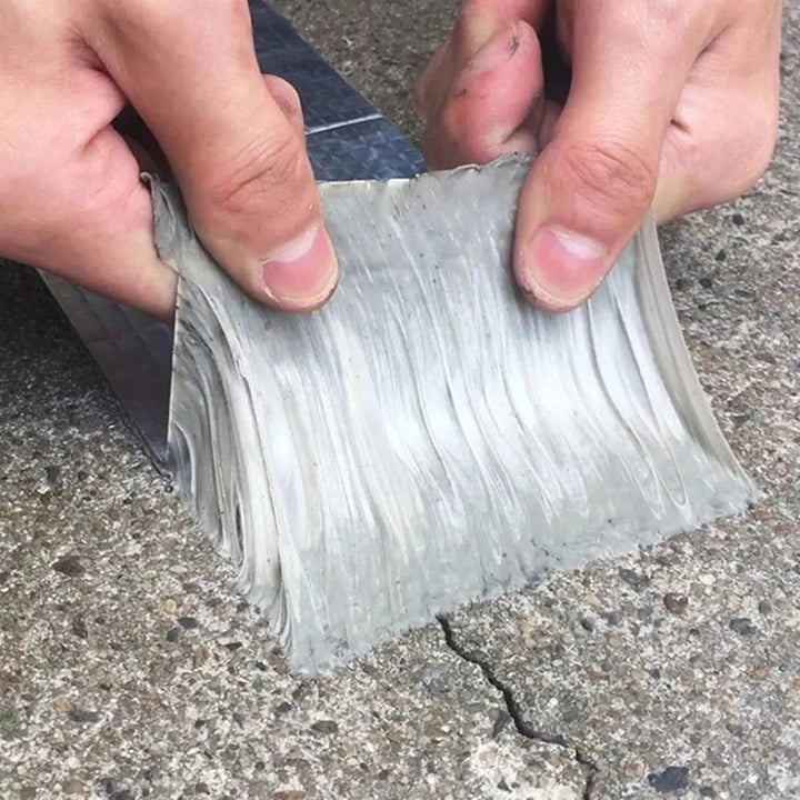 Wasserdichtes, Hitzebeständiges Klebeband - Dickeres Butyl-Aluminiumband für Reparaturen an Wänden, Pools und Dächern - Selbstklebendes Klebeband