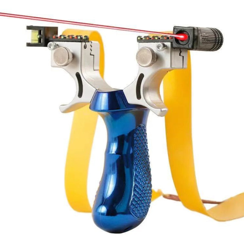 High-Precision Slingshot with Laser Lock