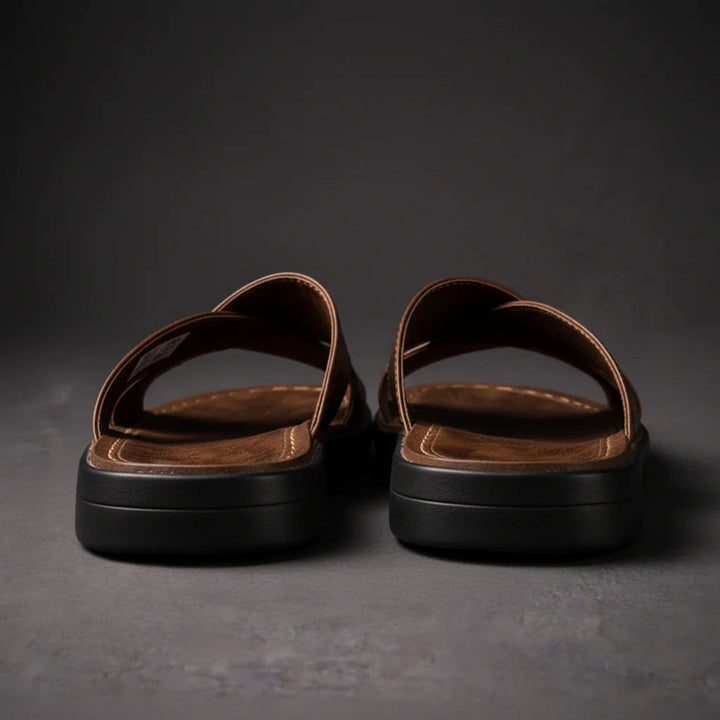 Men's Sandals | Criss-Cross Strap Design & Slip-On Comfort