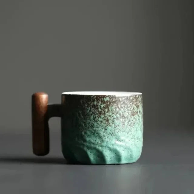 GlamCuppa Compact Ceramic Mug | Handcrafted Coffee and Tea Cup with a Timeless Design