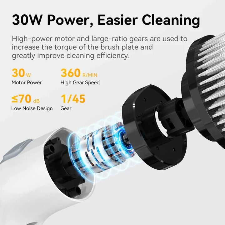 Cordless Electric Cleaning Brush with 7 Heads – SpinClean
