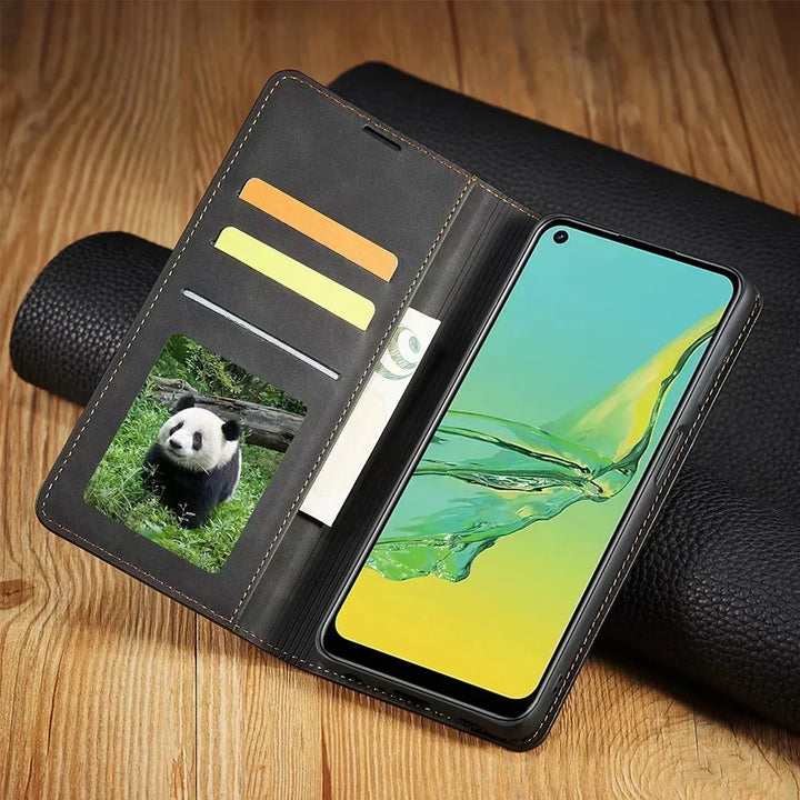Smartphone Case: Magnetic Leather Case for Elegant Protection
