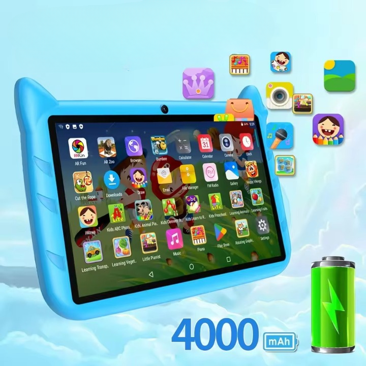 7-Inch Kids' Tablet - Android 9.0 Operating System, 4000 mAh Battery, 2+16 GB RAM
