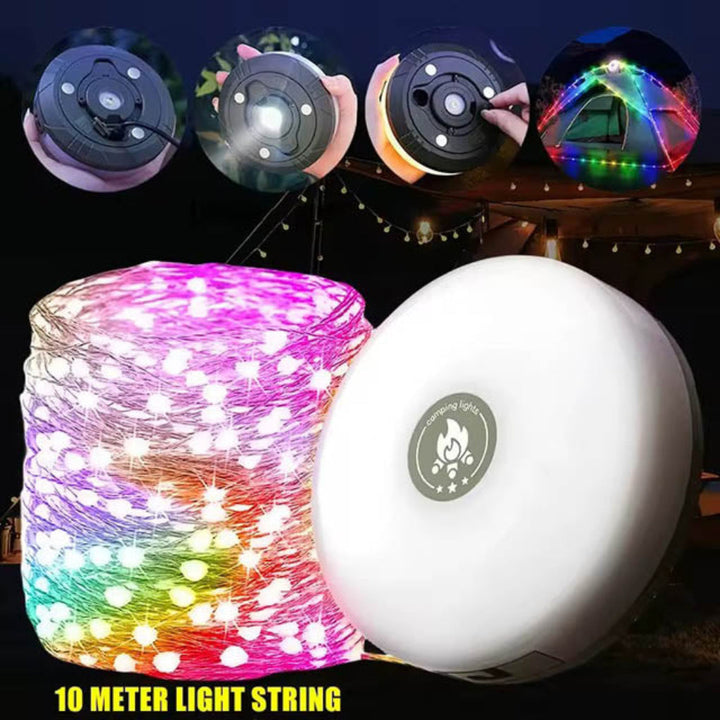 4-in-1 Portable Camping Light – Versatile Illumination Anywhere