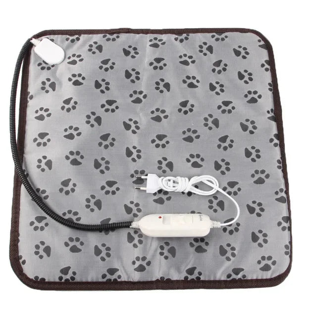 PawTherm Heizmatte für Haustiere | Temperaturkontrolle & Timer | Wasserdicht & Sicher | Für Hunde & Katzen