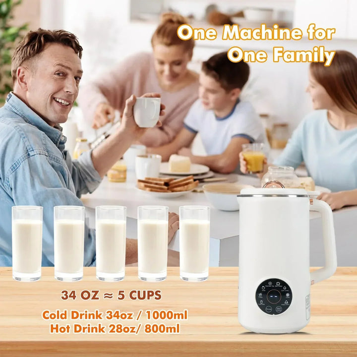 8-in-1 Nut Milk Maker (1000 ml) - NutriBlend