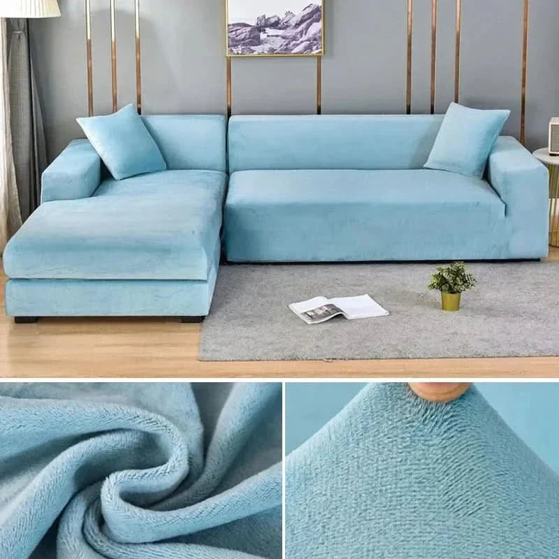 SamtLux Sofa Protector – Stretchy & Luxurious for Any Living Room