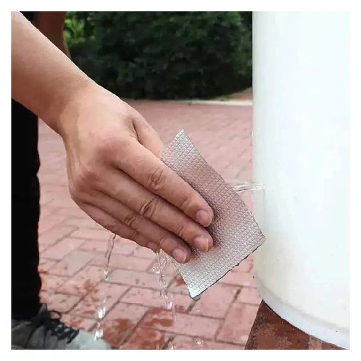 Wasserdichtes, Hitzebeständiges Klebeband - Dickeres Butyl-Aluminiumband für Reparaturen an Wänden, Pools und Dächern - Selbstklebendes Klebeband