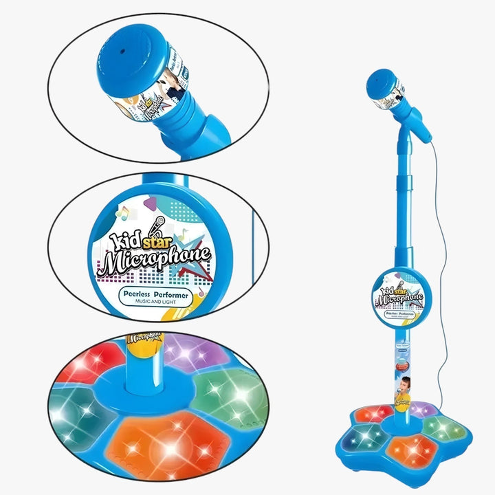 Kids' Microphone with Height-Adjustable Stand – SoundFun Stage