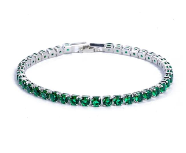 Aurora Tennis Bracelet with Zirconia