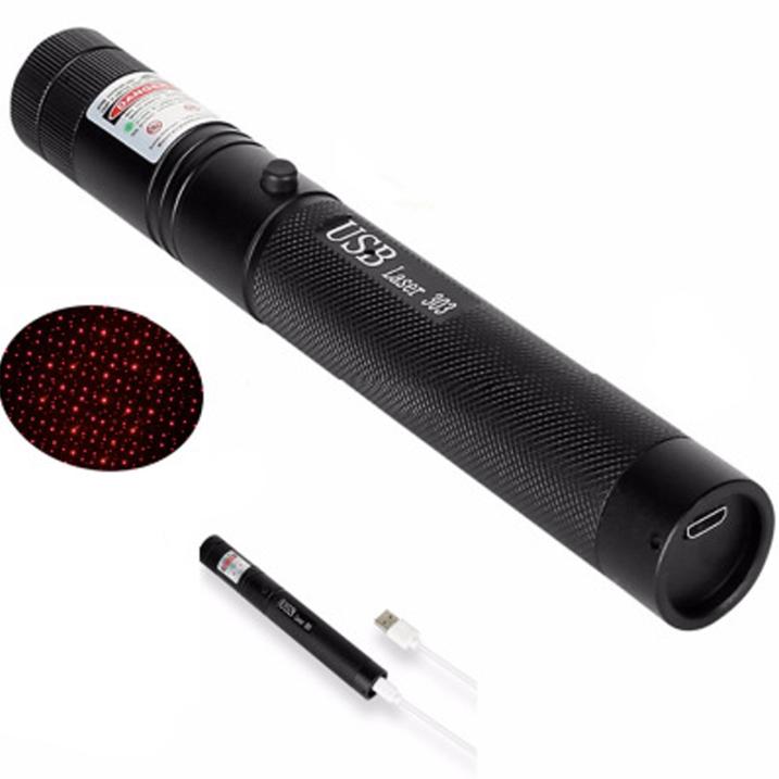 Zelara-Power Laser Pointer 303 - High-Powered Rechargeable USB Visible Laser Pointer