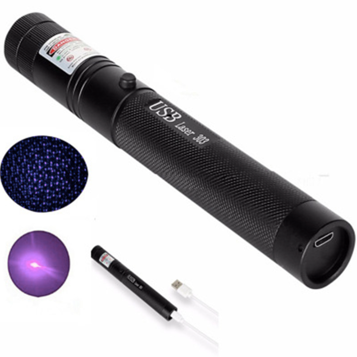 Zelara-Power Laserpointer 303 - Wiederaufladbarer USB-Laserpointer mit Hoher Leistung