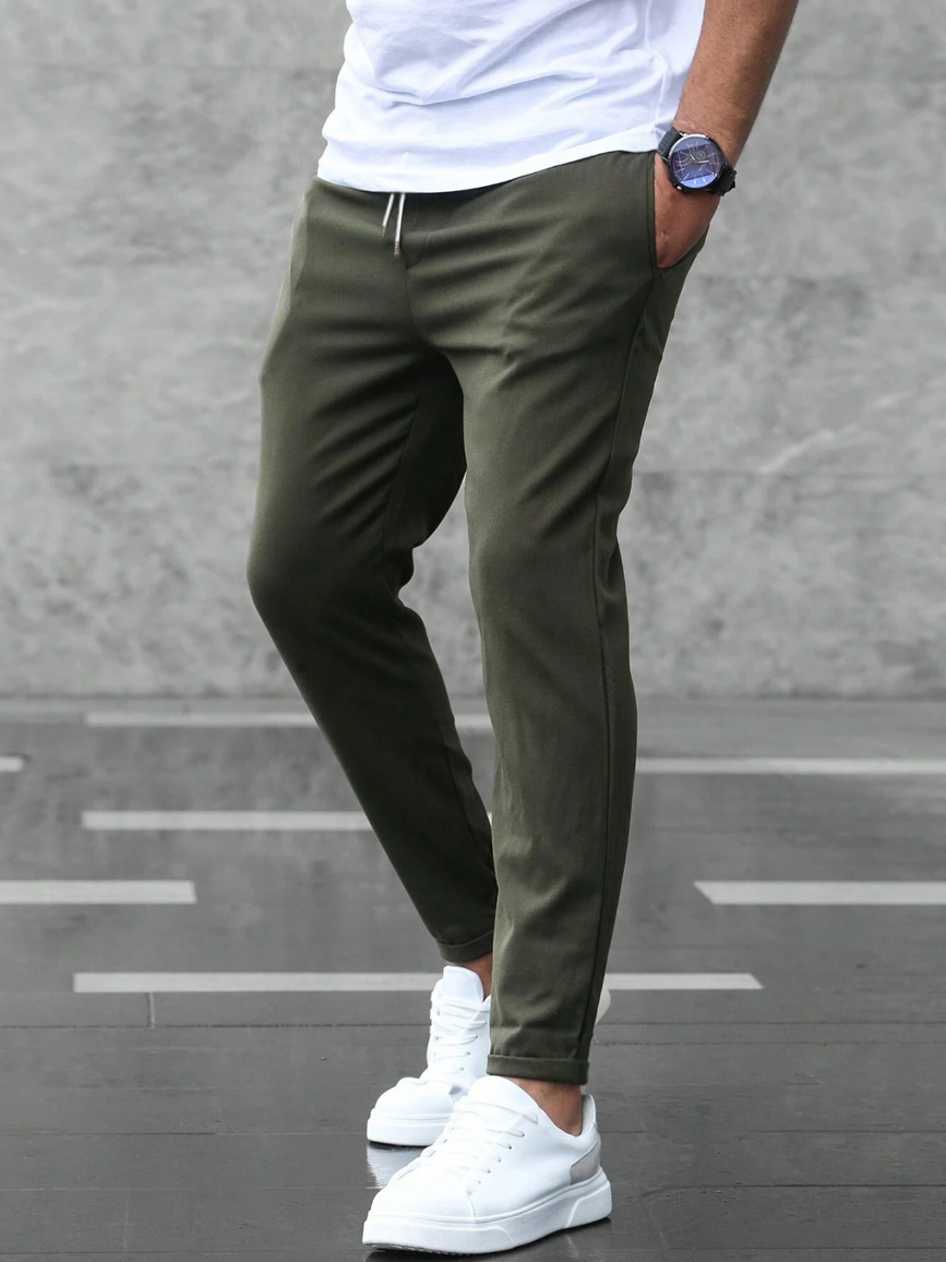 Men’s Stretch Trousers – Modern Fit for Work and Casual Wear