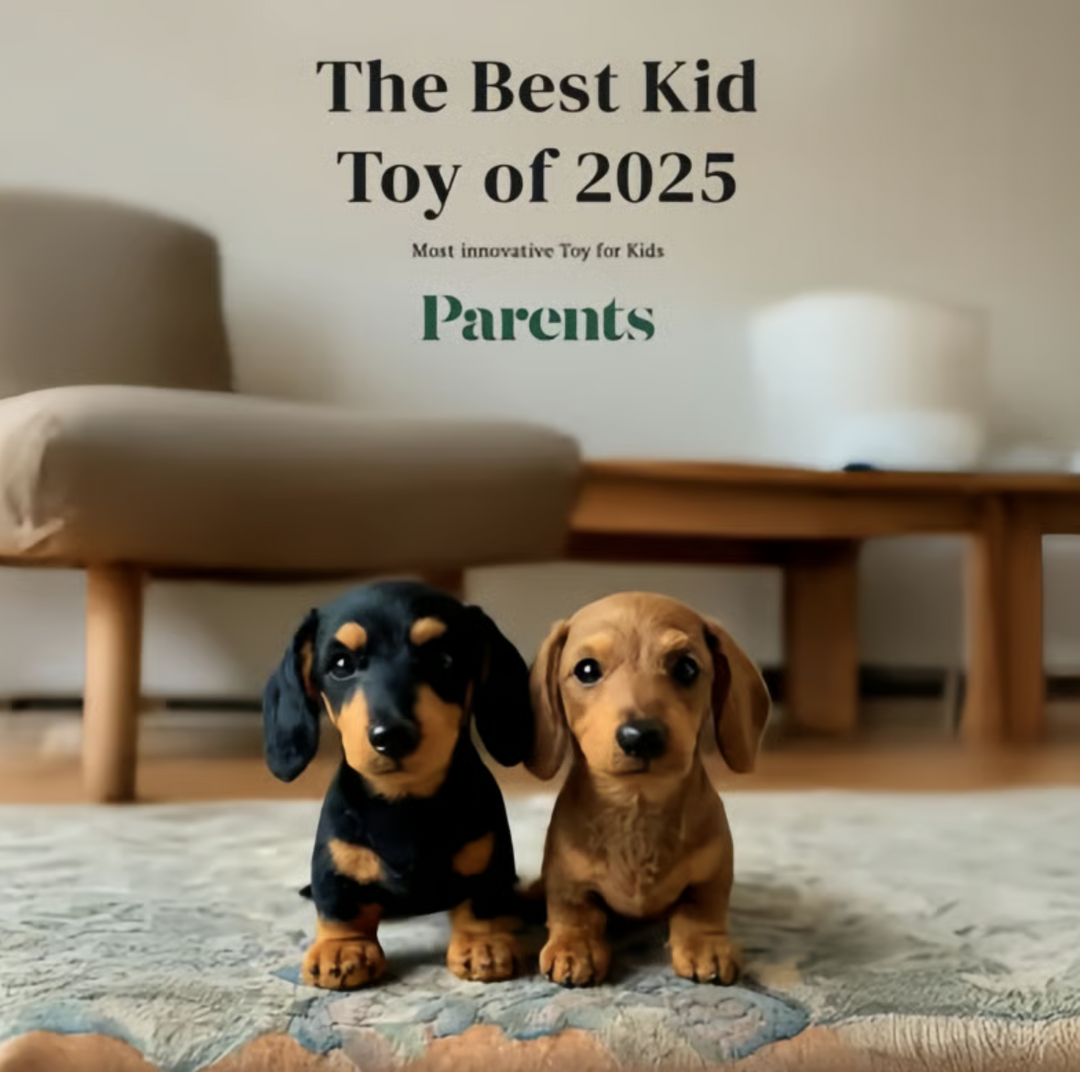 Interactive Plush Dog with Touch Sensors, Lifelike Movements and Ultra-Soft Fur