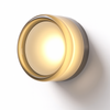 Modern Round Glass LED Wall Light, 1 Light