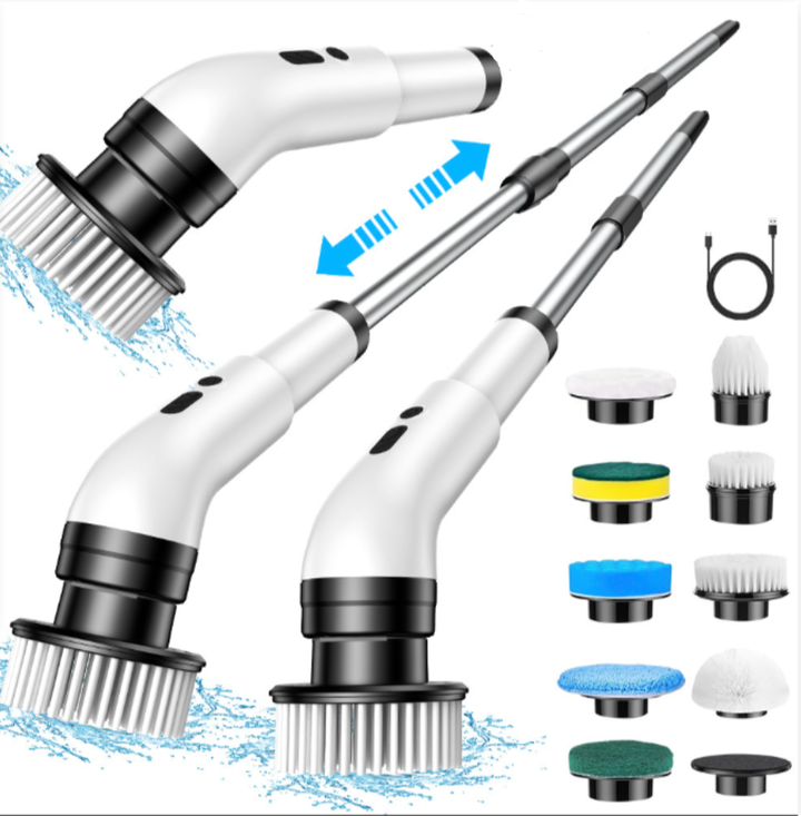 SpinClean Cordless Electric Cleaning Brush with 7 Accessories